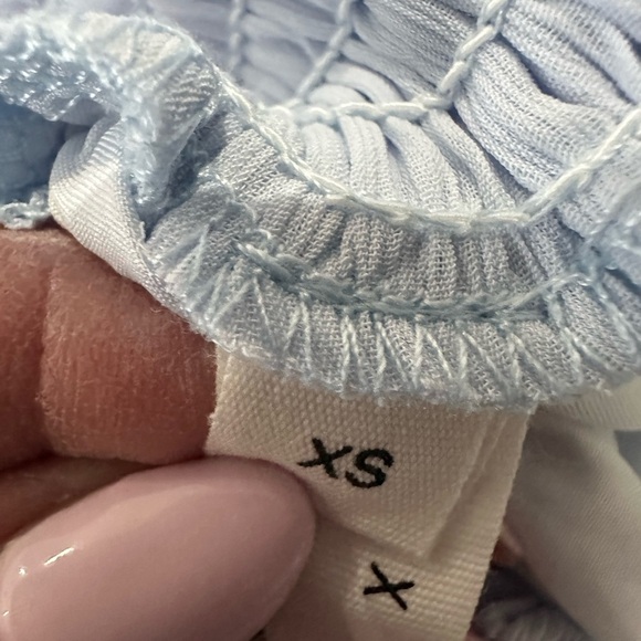 Elegant Blue Women's Dress - Picture 7 of 9